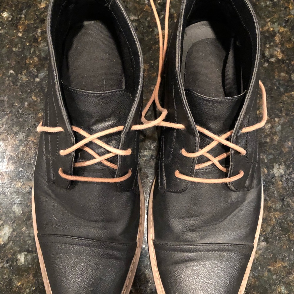 Oxford black leather boot - Picture 5 of 6